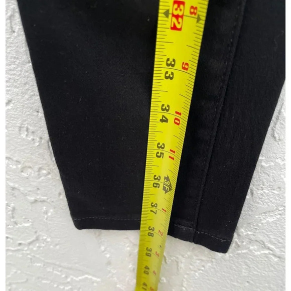 Michael Kors Womens Moto Stretch Low Rise Ankle Zip Skinny Leg Jeans Black Sz 6 - Picture 8 of 16